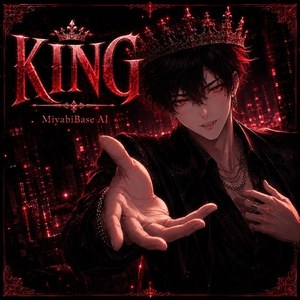Cover art for the single KING by MiyabiBase AI